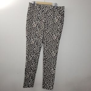 Lily Morgan Animal Print Skinny Pant Size L